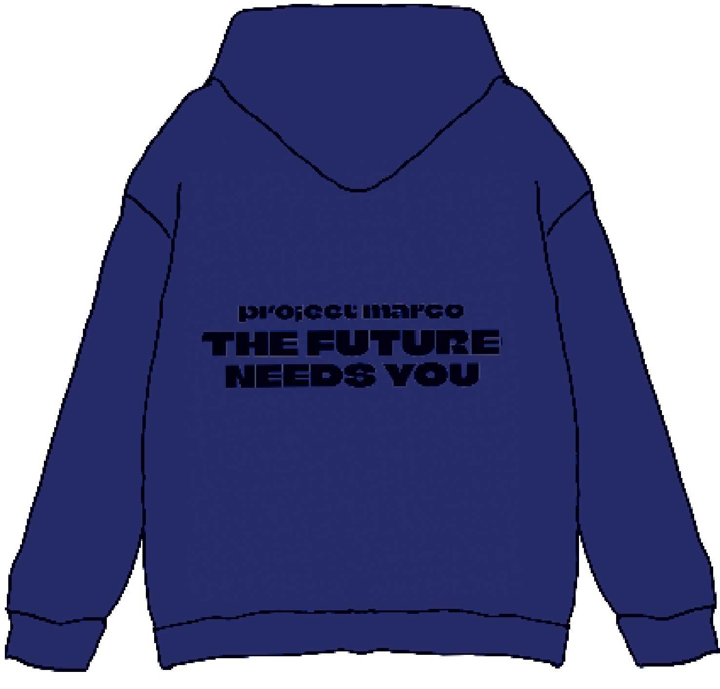 Project Marco Dark Blue Sweatshirt V1